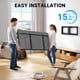 thumbnail image 5 of Soporte de pared para TV PERLESMITH, fijo, pantalla plana de 32 a 82 pulgadas, 5 of 7