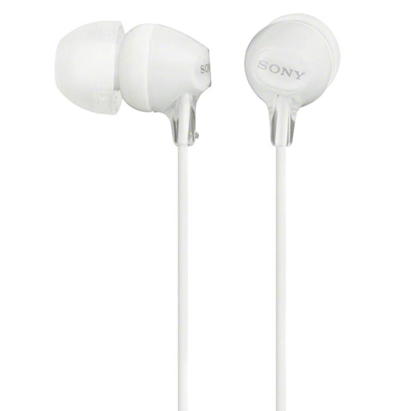 Sony - ""Audífonos In Ear Mdr-Ex15 Con Cable Blanco""