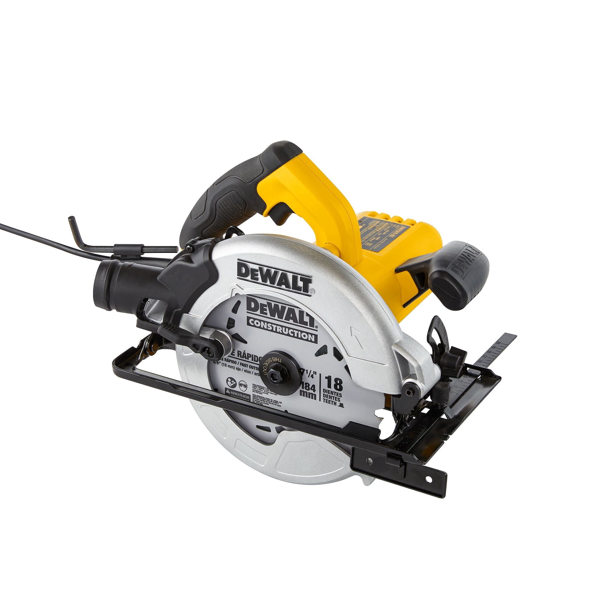 Dewalt - Sierra Circular Eléctrica De 7 1/4"" (185Mm) De 1500W