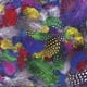 thumbnail image 4 of Gallina de Guinea Feather Superpack Creativity Street Rainbow, 8-10 cm, 4 of 9