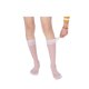 thumbnail image 3 of INSPIRE CHIC Medias transparentes hasta la rodilla con punta reforzada para mujer, color blanco, talla única, 3 of 5