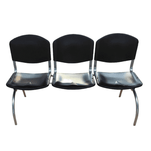 Incatex - Banqueta Iso 3 Asientos Polipropileno Desmontable