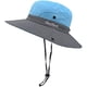 thumbnail image 4 of Sombreros Plegables Con Protección Uv Para Mujer, De Malla Y Ala Ancha, Para Pescar En La Playa, Con Agujero Para La Coleta, 4 of 5