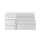 thumbnail image 1 of Organizador de escritorio para maquillaje, caja de almacenamiento de cosméticos con cajón, tocador elegante y chic, almacenamiento de encimera para cosméticos, espacio para brochas, sombras de ojos, l, 1 of 5