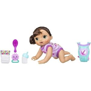 Muñeca Baby Alive Baby Go Bye Bye Brunette Con Accesorios