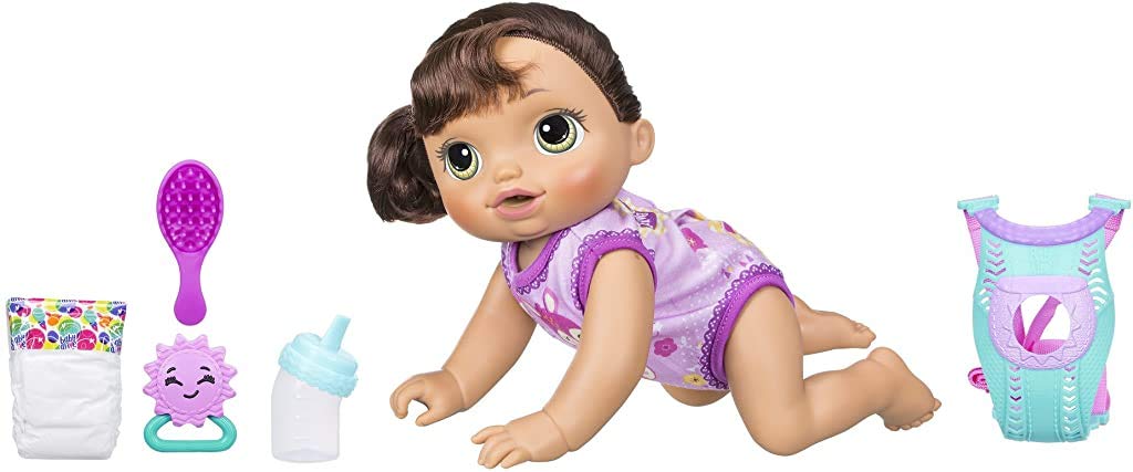 Muñeca Baby Alive Baby Go Bye Bye Brunette Con Accesorios