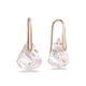thumbnail image 3 of Pendientes Swarovski Lunar Drop Crystal Blush en tono oro rosa, 3 of 5
