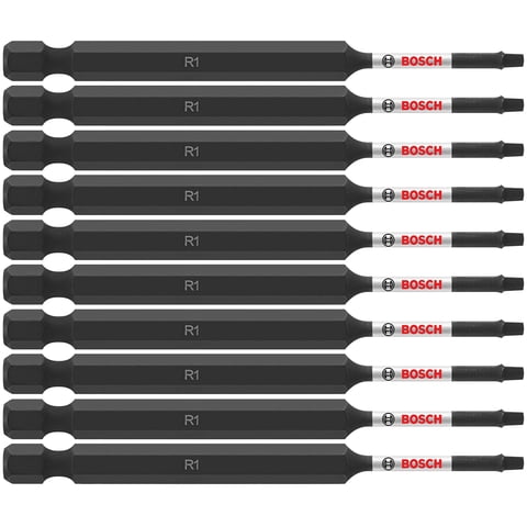 Brocas Eléctricas Para Atornillar Bosch Itsq135B Square #1, Paquete De 10