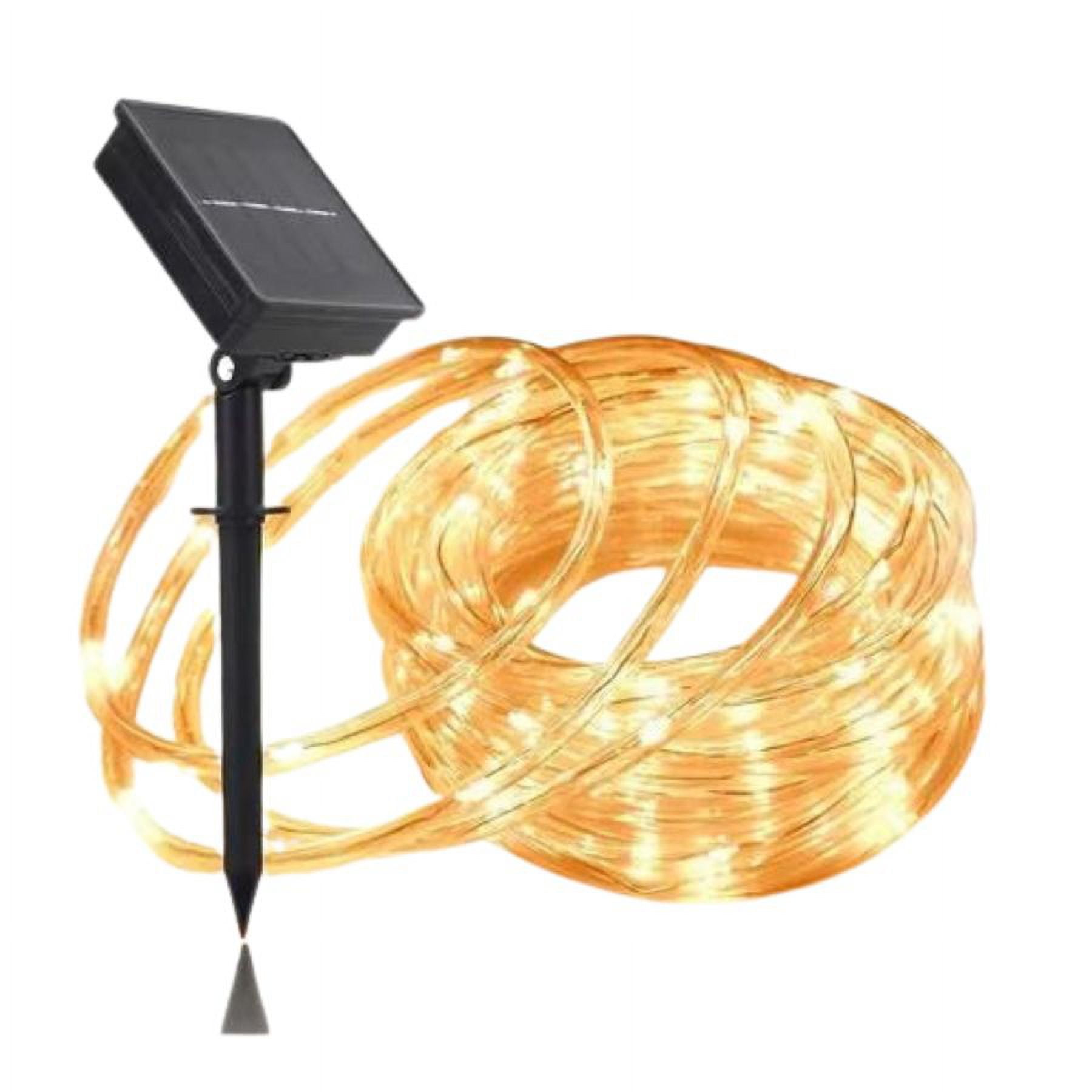 Click Ventas - Manguera Led Solar Multicolor Navidad 10 Metros Calida