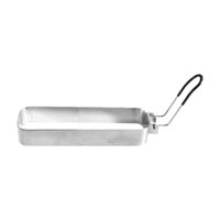 Magideal - Anillos De Huevo Frito En Forma De Crumpet Para Desayuno, Sándwich, Muffin, Tortilla, Anillo Para Plancha, Sartén, Modelo Rectangular Para Panqueques. Mango Negro