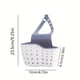 thumbnail image 3 of 1 Pc Sink Sponge Rack, Sink Organizer Silicone Storage Box, Hangable Multifunctional Drainage Adjustable Shoulder Strap, Sponge Rack For Kitchen Sink Absorption And Kitchen Bathroom Faucet Hanging Ba, 3 of 4