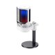 thumbnail image 2 of Microfono de Consensador Havit GK50W RGB, USB Blanco, 2 of 3