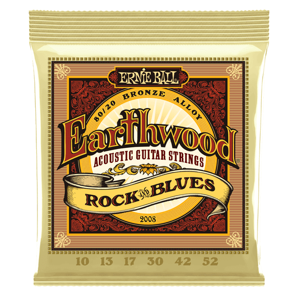 Cuerda Guitarra Acústica Earthwood Rock & Blues 10-52 2008 Ernie Ball