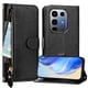 thumbnail image 1 of FOXDOCK Funda Tipo Cartera para Huawei Pura 80 Ultra Cuero PU con Cremallera y Correa de Muñeca, Ranuras para Tarjetas, Soporte Plegable, Cierre Magnético, 1 of 5