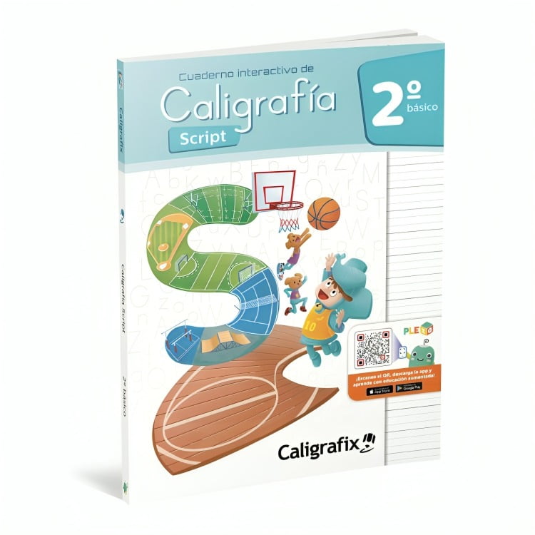 Caligrafix - Cuaderno De Caligrafía Script 2º Básico