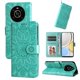 thumbnail image 1 of Funda tipo cartera FOXDOCK para Honor X9 4G/5G , diseño girasol en relieve, cuero PU, cierre magnético, soporte y tarjetero, 1 of 5