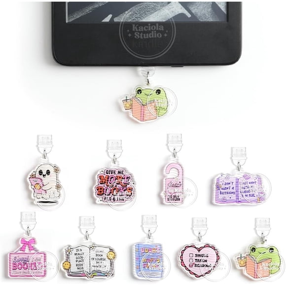 Pack de 9 charms tapones antipolvo Kaciola para Paperwhite de 11.ª generación