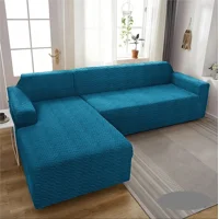 Casadeliacl - Funda Para Sillon Tipo L 2 Piezas Diseño (T) Unicolor Tf Turquesa