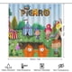 thumbnail image 2 of El show de Pícaro-theme 4-Piece Shower Curtain Set with Rugs, Waterproof Bathroom Decor Set Includes Bath Mat, U-Shaped Rug, Toilet Lid Cover and Curtain with Hooks, 2 of 6