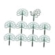 thumbnail image 2 of 10 Piezas Soporte para Plantas Estaca para Tomates Anillo de Soporte Enrejado para Fresas Y Jaula de Crecimiento de Plástico PP Duradero Adecuado Par, 2 of 5