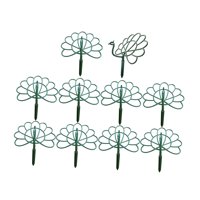 Ioensy - 10 Estacas De Soporte Resistentes Para Plantas De Interior Y Exterior, Balcones Y Jardines.
