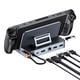 thumbnail image 1 of Base de conexión USB C 6 en 1 para Steam Deck compatible con Nintendo Switch - HDMI 4K@60Hz, Gigabit Ethernet, 3 puertos USB 3.0-Gris, 1 of 7