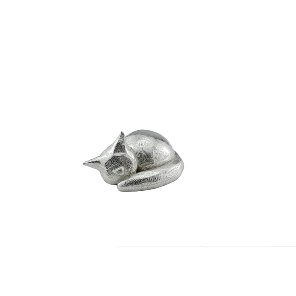 Figura de gato Pirantin We Made a Family de metal sólido