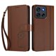 thumbnail image 3 of Funda Cartera Trébol para Motorola Moto G56 con Ranuras Tarjetas y Carga Inalámbrica Marrón, 3 of 6