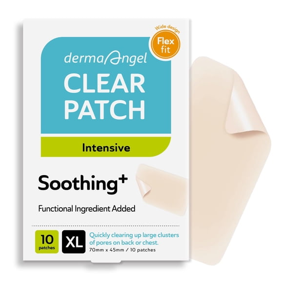 Parches para espinillas DERMA ANGEL con hidrocoloide para cubrir todo el rostro