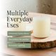 thumbnail image 5 of Velas Mister Candle 10 cm Marfil pack de 2 sin humo, 5 of 6