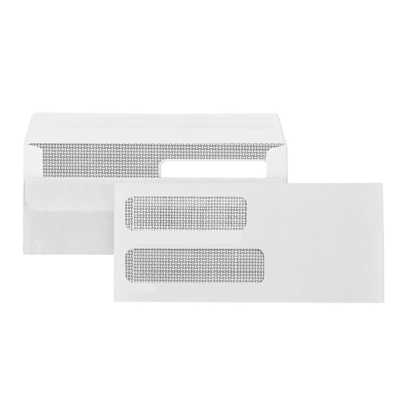Sobres de seguridad Blue Summit Supplies #10 Flip&Seal, 500 unidades