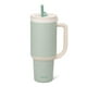 thumbnail image 1 of Vaso Ello Oasis con asa y pajita retráctil, 1,2 L, color pistacho, 1 of 3