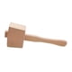 thumbnail image 1 of Mazo De Madera Con Martillo Manual Manual Para Trabajo De Crujido De Nogal Woodworker, 1 of 5