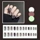 thumbnail image 2 of 24 pcs Rainbow Cat Eye Press On Nails - Handmade Full Cover Short Fake Nails for Women - Coffin False Nails for a Bold and Eye-Catching Look, 2 of 3