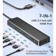 thumbnail image 2 of Adaptador USB 3.0 a HDMI 7 en 1 con puertos USB C de datos y alimentación, 2 of 7