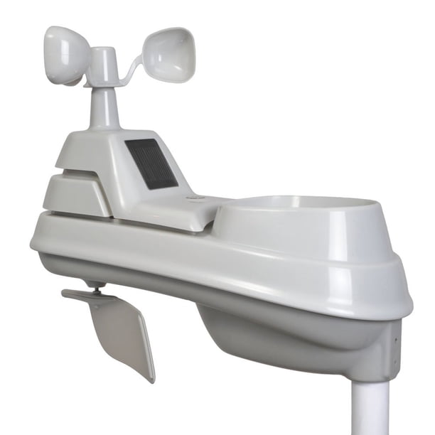 Sensor meteorológico AcuRite Iris 5 en 1 para lluvia, viento, temperatura y humedad