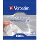 thumbnail image 1 of Verbatim 100 fundas de papel para CD y DVD con ventana transparente, 1 of 3