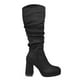 thumbnail image 5 of Bota para mujer color negro estilo corrugado., 5 of 5