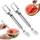 thumbnail image 1 of Cortador fruta acero inoxidable 2 en 1 2026 doble cabezal sandía cocina hogar, 1 of 7