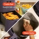 thumbnail image 3 of Air Fryer BELLA 4Qt Slim se adapta a cualquier lugar de utensilios de cocina, color ciruela, 3 of 7