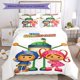 thumbnail image 1 of 3pcs Team Umizoomi Cartoon Bedding Set - Vibrant Duvet Cover & 2 Pillowcases, All-Season Polyester, Zip Closure, Machine Washable, Ideal for Bedroom, Home, or Dorm Decor, Dorm Decor Essentials | Playf, 1 of 1