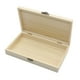 thumbnail image 1 of Caja De Madera Natural Con Tapa Abatible Cierre Frontal Caja De Recuerdo Caja De Madera Lisa L, 1 of 5