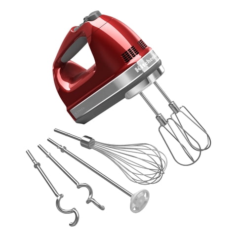 Batidora De Mano Digital Kitchenaid 9 Velocidades Roja