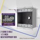 thumbnail image 2 of Caja de salida ENERLITES EN2550 resistente a la intemperie, 2 módulos, 2 of 7