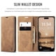 thumbnail image 3 of CaseMe Funda de Cuero para iPhone 17 Pro Max, Funda de Cuero Tipo Billetera con Tarjetero, Cierre Magnético, a Prueba de Golpes, Soporte, Funda Protectora para iPhone 17 Pro Max, Marrón, 3 of 12