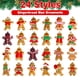 thumbnail image 2 of Adornos navideños para hombre con pan de jengibre Garma, 24 unidades, con cintas, 2 of 8