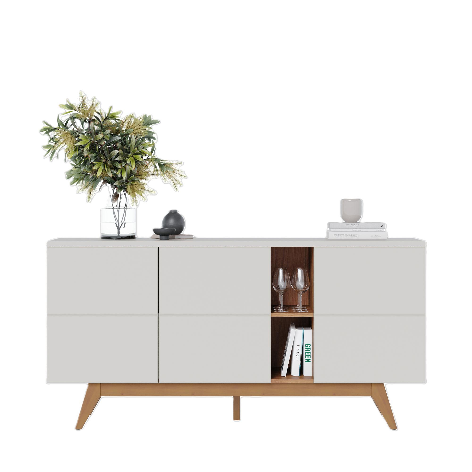 Di Poretti Design - Buffet Noronha 3 Puertas Café - Blanco