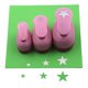 thumbnail image 1 of Juego de perforadoras CADY 8 mm 15 mm 25 mm 3 piezas Estrella Rosa, 1 of 7