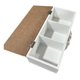 thumbnail image 2 of Caja De Té Mediana De Madera 3 Espacios Con Diseño Tea blanco, 2 of 2