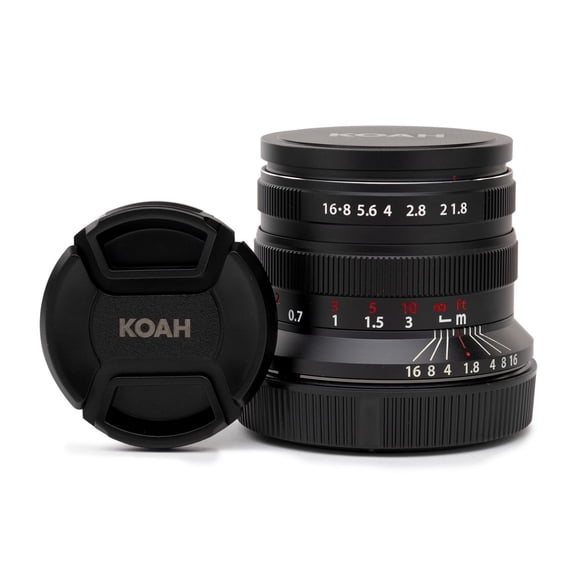 Lente Koah Artisans Series 55 mm f/1.8 de gran apertura para Sony E